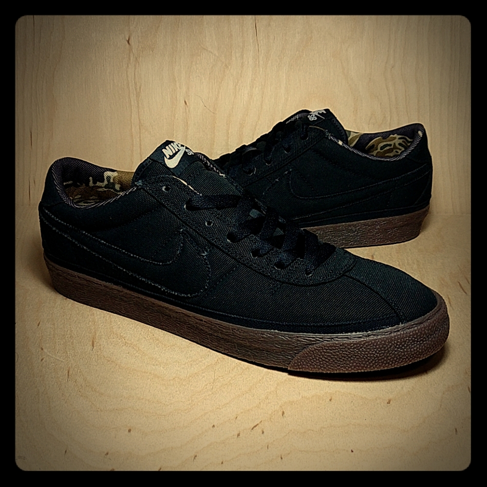 Rare Nike Zoom Bruin SB black/gum men's skate 10.5